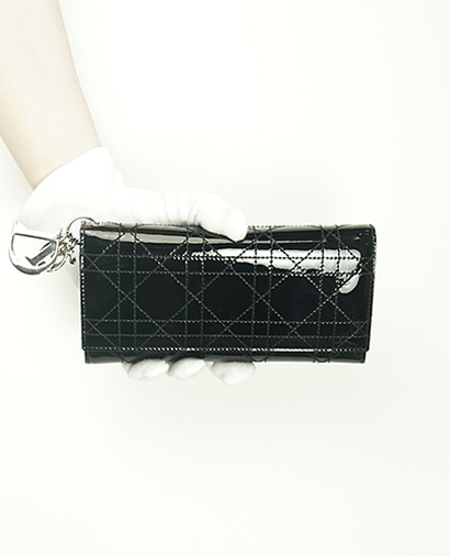 Christian Dior Continental Purse, front view